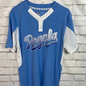 Kansas City Royals Majestic Cool Base Men's MLB S/S Baseball Jersey Shirt